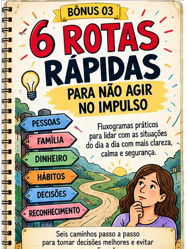 Capa do Bônus 03 — 6 Rotas Rápidas Para Não Agir no Impulso
